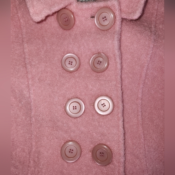 Vintage Pink Double Breasted Peacoat - Picture 11 of 13